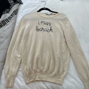 100% Cashmere Lingua Franca Sweater